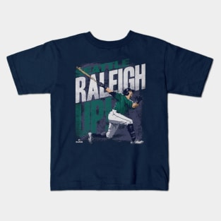 Cal Raleigh Seattle Raleigh Up Kids T-Shirt